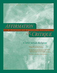 Christ versus Religion (cover image)